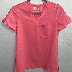 Figs Women's Pink Scrub Top
